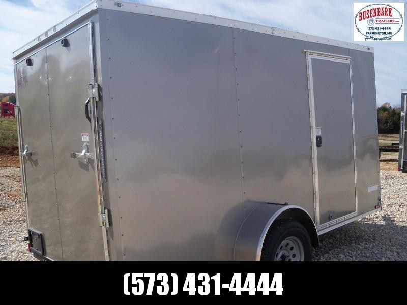 12X072 Anvil Pewter Enclosed Cargo Trailer Ramp Rear Door AT6X12SA 12X072 Anvil Pewter Enclosed Cargo Trailer Ramp Rear Door AT6X12SA