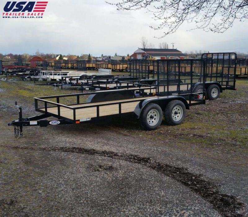6.4 x 14 A.M.O. Tandem Landscape Trailer - 2 Axle Brake 6.4 x 14 A.M.O. Tandem Landscape Trailer - 2 Axle Brake