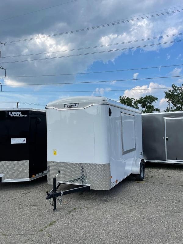 6 X 12 Enclosed SINGLE AXLE Trailer W - DISPLAY DOOR 6 X 12 Enclosed SINGLE AXLE Trailer W - DISPLAY DOOR