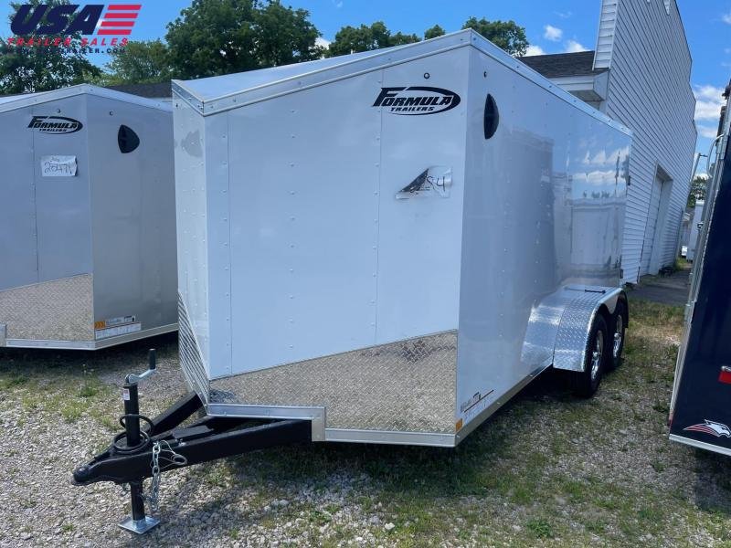 7 X 14 Formula Enclosed V-Nose Trailer W - Ramp Door 7 X 14 Formula Enclosed V-Nose Trailer W - Ramp Door