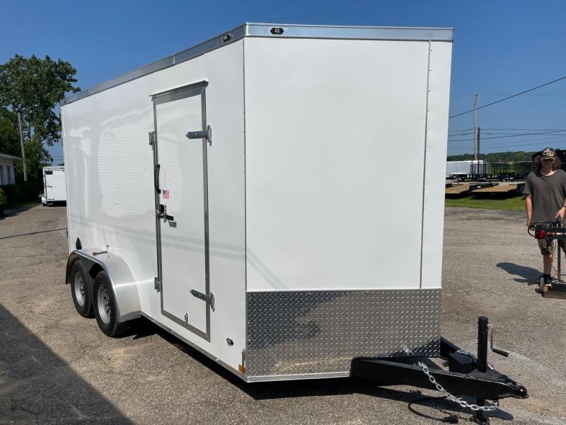 7 x 14 7K Rhino Safari - Enclosed Trailer - w/ Ramp Door 7,000 GVW 7ft Interior Black OUT Trim 7 x 14 7K Rhino Safari - Enclosed Trailer - w/ Ramp Door 7,000 GVW 7ft Interior Black OUT Trim