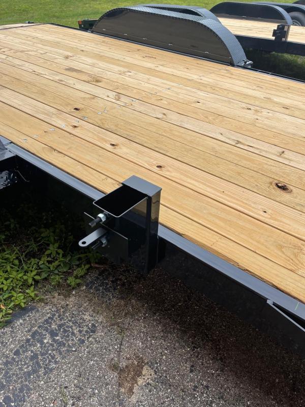 18ft RHINO Tandem WOOD DECK CAR HAULER Trailer 2 Axle Brake Near Me