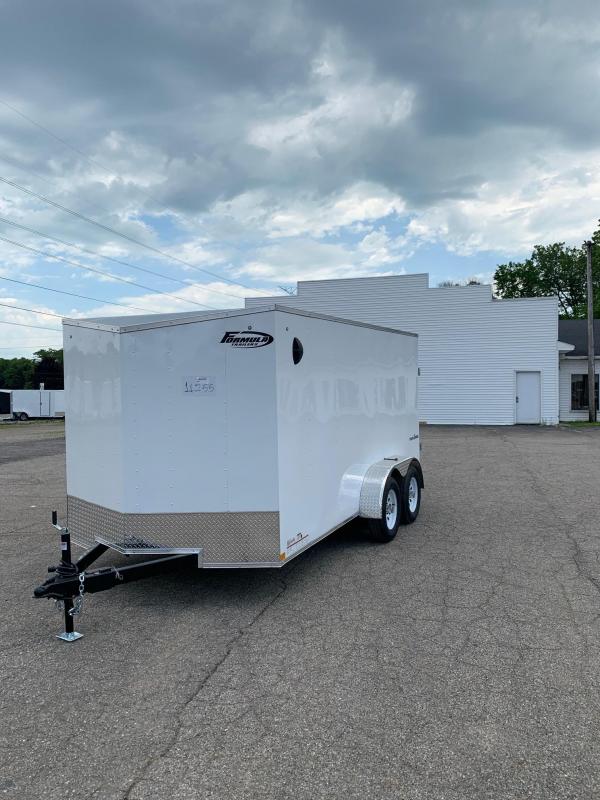 7 X 14 Enclosed V-Nose Trailer W - Ramp Door 7 X 14 Enclosed V-Nose Trailer W - Ramp Door
