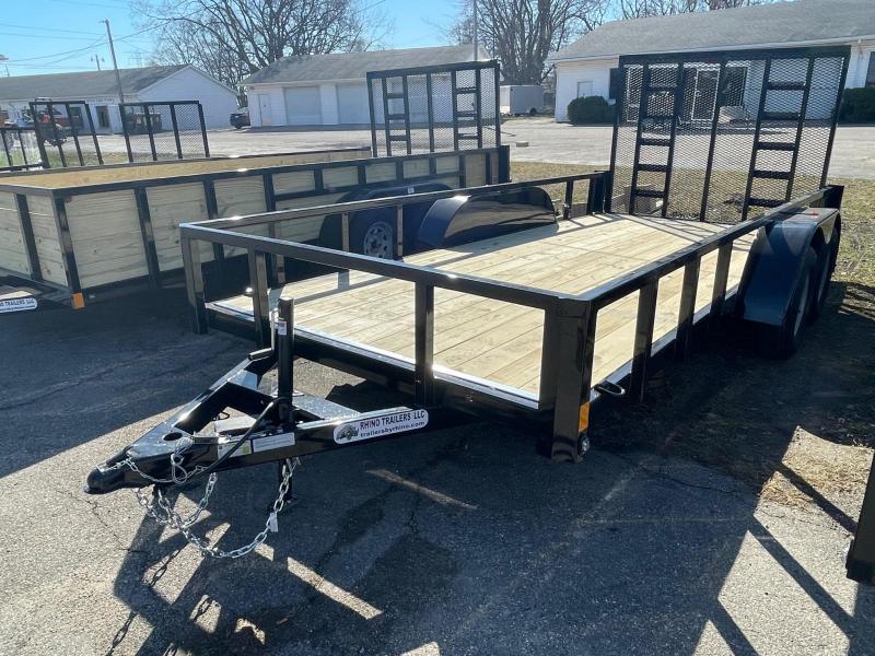 6FT 8IN x 16 ( 80 x 192 ) RHINO Tandem Landscape Trailer - 1 Axle Brake 6FT 8IN x 16 ( 80 x 192 ) RHINO Tandem Landscape Trailer - 1 Axle Brake
