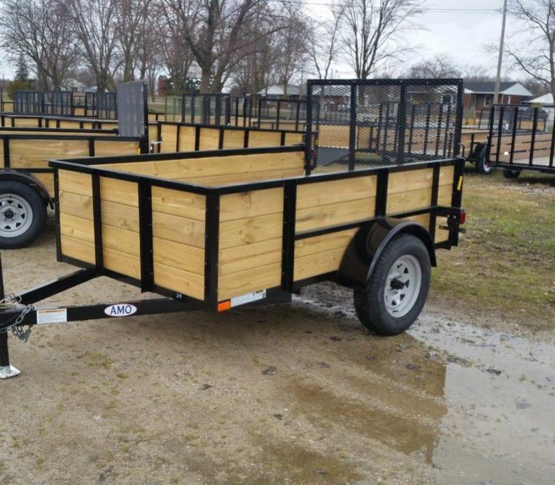 5 x 8 A.M.O. High Side Landscape Trailer 3k 5 x 8 A.M.O. High Side Landscape Trailer 3k