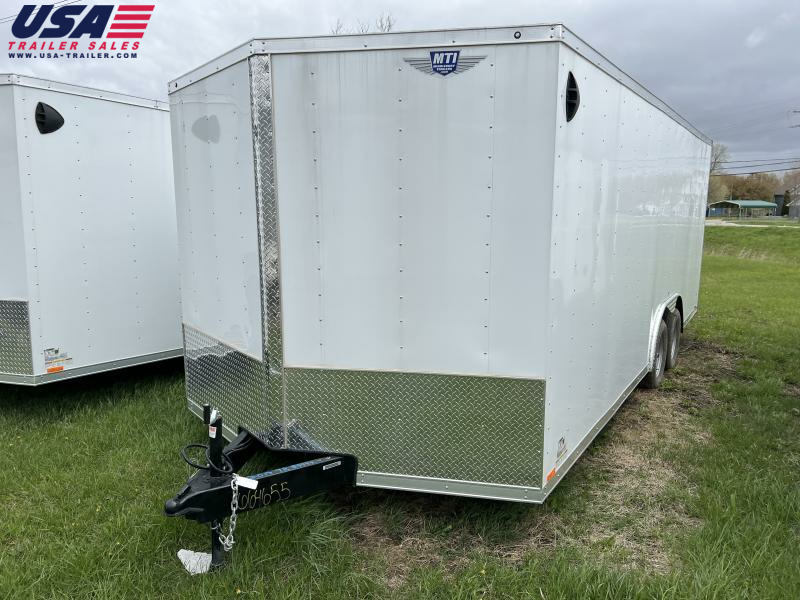 8.5 x 24 10K GVW ALL ALUMINUM Enclosed Car Hauler trailer 7FT INTERIOR