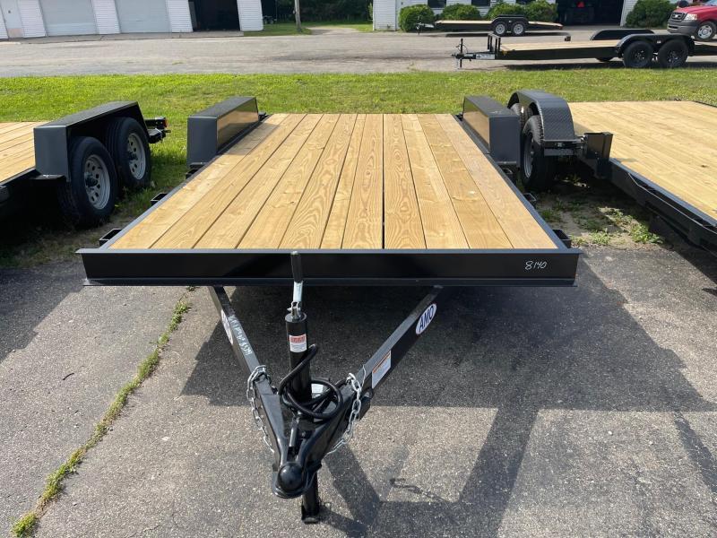 16ft Wood Deck Car Hauler Trailer w/ 2 Axle Brake 16ft Wood Deck Car Hauler Trailer w/ 2 Axle Brake
