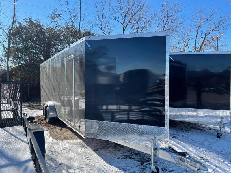New 7 X 29 5 -Place Enclosed Snowmobile Cargo Trailer with Extra Height New 7 X 29 5 -Place Enclosed Snowmobile Cargo Trailer with Extra Height