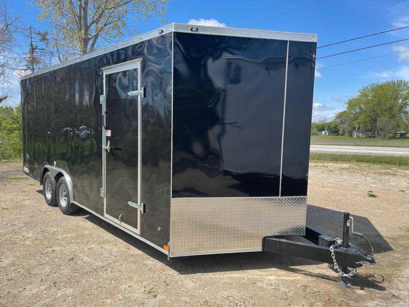 8.5 X 20 Rhino Sahara - Enclosed Trailer - w/ Ramp Door 7,000 GVW 7ft Interior 8.5 X 20 Rhino Sahara - Enclosed Trailer - w/ Ramp Door 7,000 GVW 7ft Interior