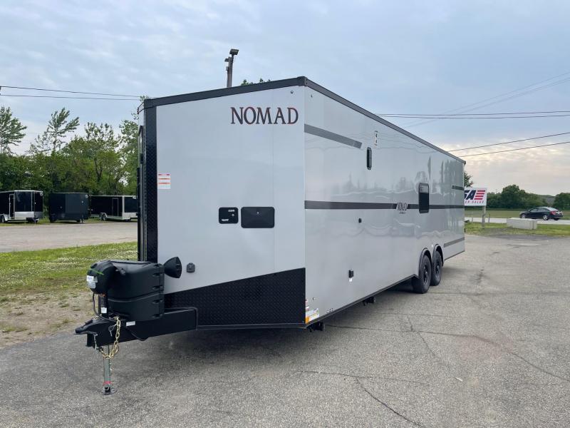 Toy Hauler w/ Living Quarters:8.5 x 30 STEALTH NOMAD 14K Enclosed Car Trailer FK Model Toy Hauler w/ Living Quarters:8.5 x 30 STEALTH NOMAD 14K Enclosed Car Trailer FK Model