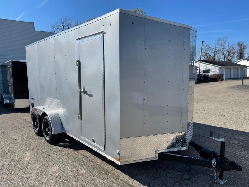 7 X 16 Enclosed V-Nose Trailer W - Ramp Door with EXTRA HEIGHT 7 X 16 Enclosed V-Nose Trailer W - Ramp Door with EXTRA HEIGHT