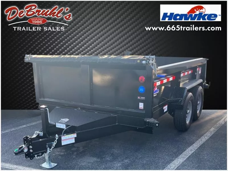 2026 Hawke Trailers 7X12 12K