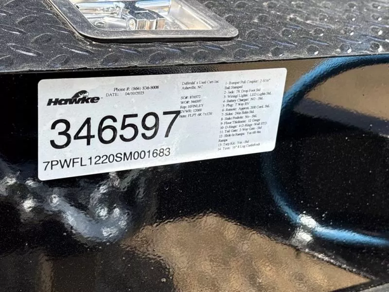 new Dump Trailers Hawke Trailers  for sale, in Asheville, NC Thumbnail 7