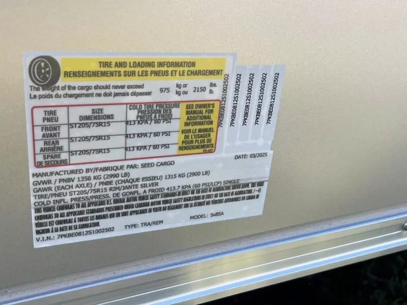 new Cargo (Enclosed) Trailers Seed Cargo  for sale, in Asheville, NC Thumbnail 5