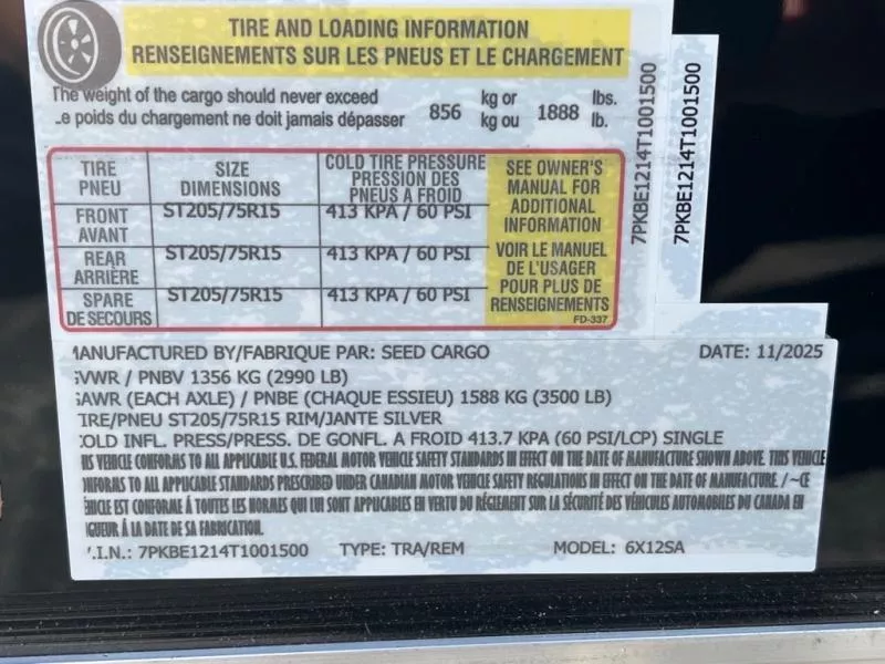 new Cargo (Enclosed) Trailers Seed Cargo  for sale, in Asheville, NC Thumbnail 7