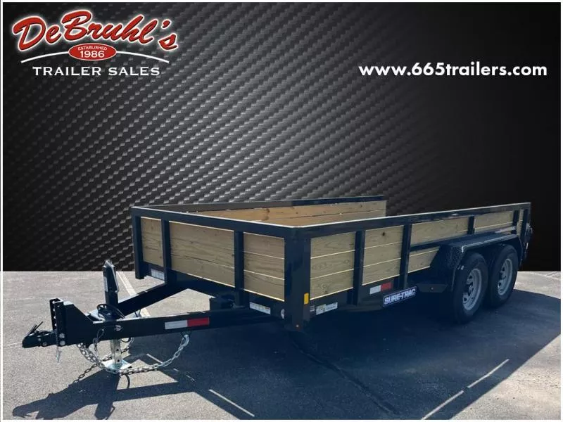 2024 Sure-Trac ST7X14 3 Board Tube Top 1