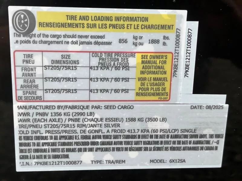 new Cargo (Enclosed) Trailers Seed Cargo  for sale, in Asheville, NC Thumbnail 7