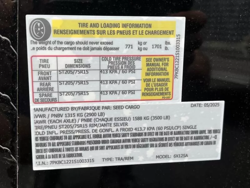 new Cargo (Enclosed) Trailers Seed Cargo  for sale, in Asheville, NC Thumbnail 7