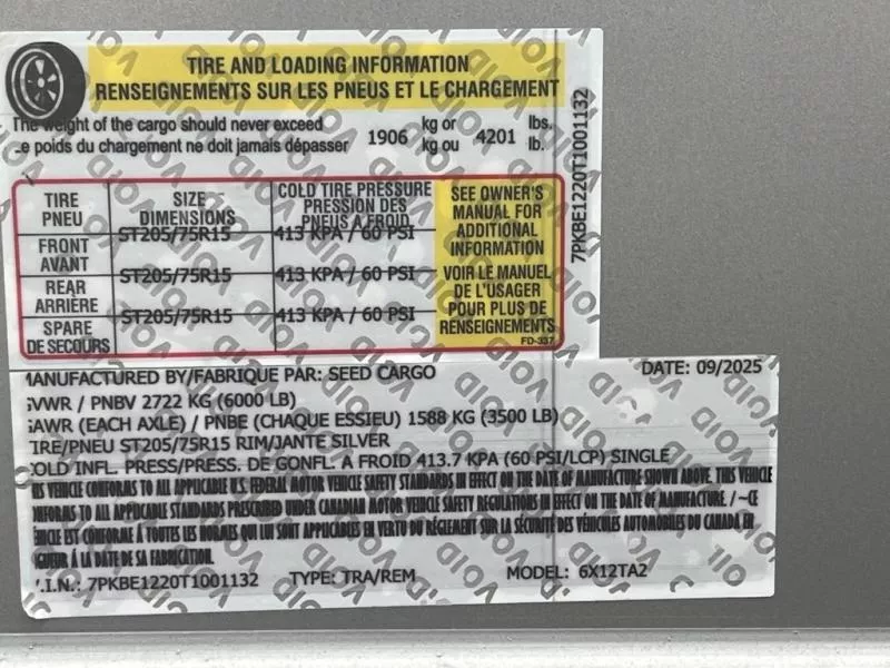 new Cargo (Enclosed) Trailers Seed Cargo  for sale, in Asheville, NC Thumbnail 7