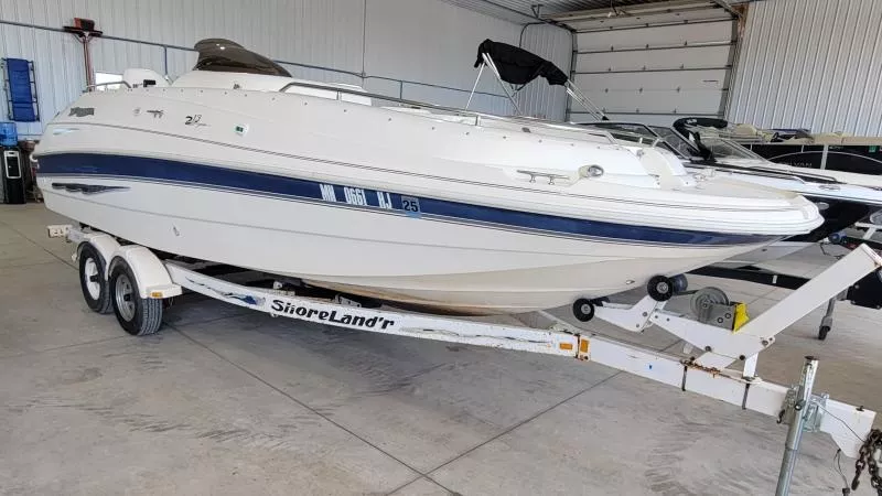 1998 Larson Boats 213 Escape Deck Boat with trailer PrptAWixbuc1