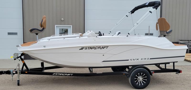 2024 Starcraft SVX 191 OB Deck Boat with a Yamaha F150hp 4 stroke ir1OzIvapgnl