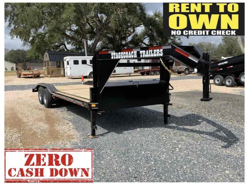 2022 Stagecoach 102''X24FT 14K DRIVE OVER FENDER GOOSENECK Flatbed Trailer 2022 Stagecoach 102''X24FT 14K DRIVE OVER FENDER GOOSENECK Flatbed Trailer