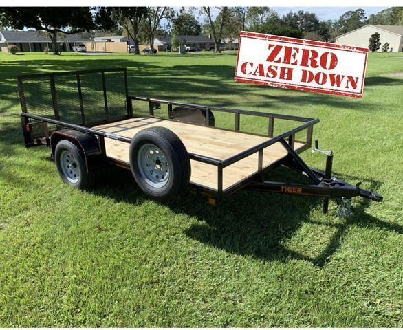 2021 A Tiger 6.5x12 Single Axle Trailer W/Dovetail 2021 A Tiger 6.5x12 Single Axle Trailer W/Dovetail