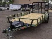 2026 RawMaxx Trailers 14'x83" Single 5.2k Axle Utility Trailer w/ Brakes 