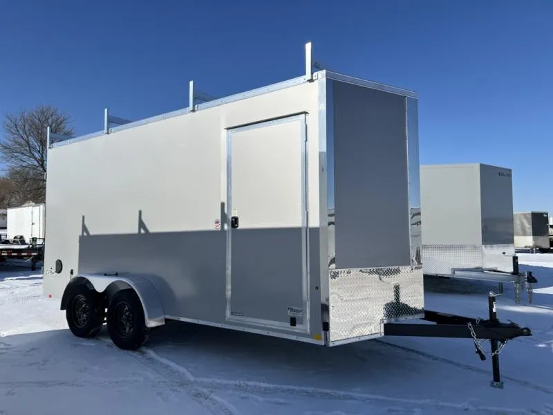2026 Pace American 7 x 16 Outback Deluxe Enclosed Trailer with Double Rear Doors