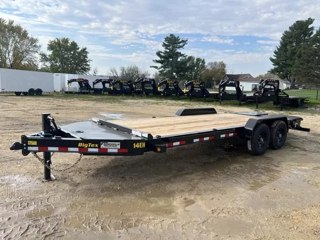 2026 Big Tex Trailers 14EH 20' Heavy Duty Tandem Axle Equipment Trailer
