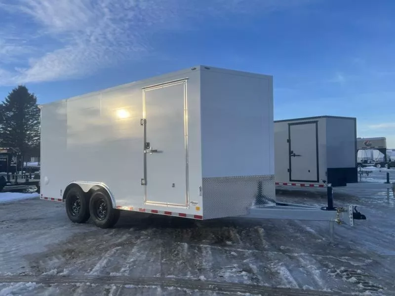 2026 CellTech 8.5 x 16 All Steel HD Enclosed Trailer with Rear Double Doors - 14 Ply Tires!