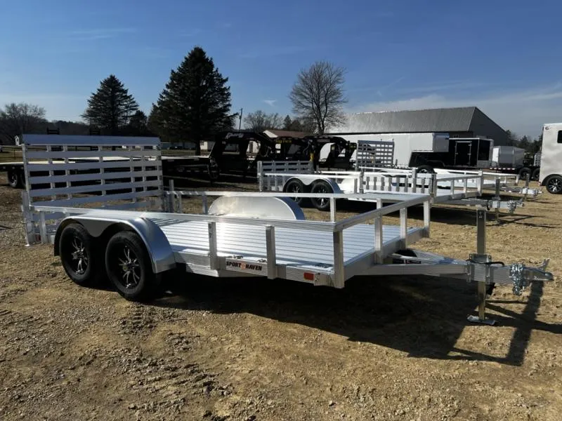 2026 Sport Haven 7 x 14 All Aluminum Tandem HD Utility Trailer