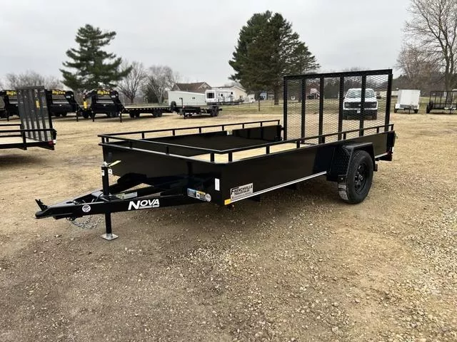 2025 Midsota 82 x 12 Nova Solid Side Utility Trailer 