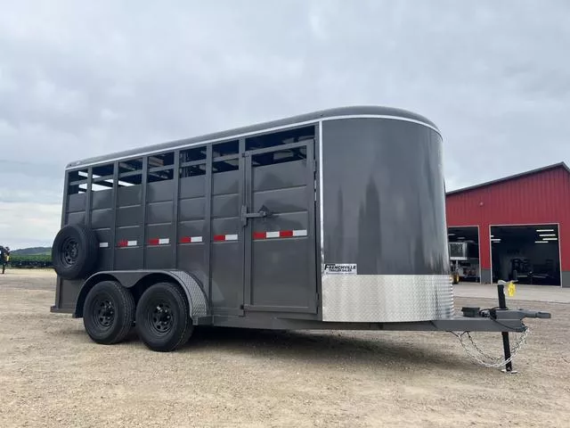 2026 S&S Manufacturing 6'8" x 16' Livestock Trailer