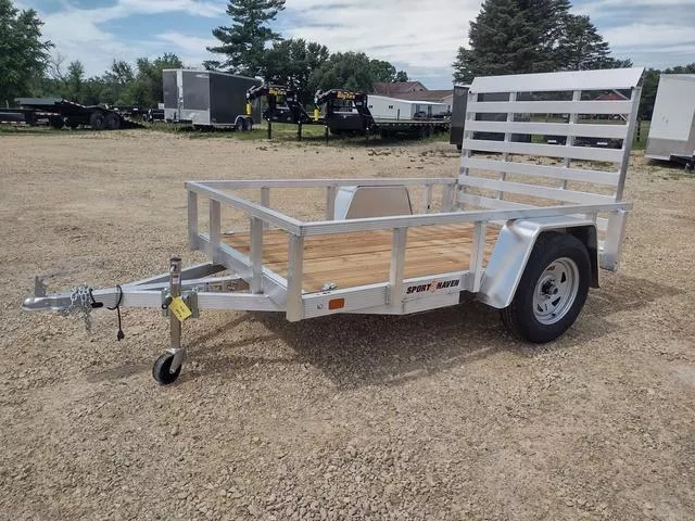 2026 Sport Haven 5 x 8 Aluminum Utility Trailer 