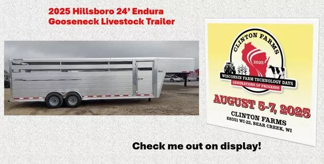 2025 Hillsboro 24' Endura Gooseneck Livestock Trailer 