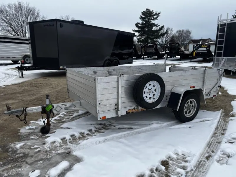 2012 Aluma 63 x 10 All Aluminum Utility Trailer with Bifold Ramp Gate