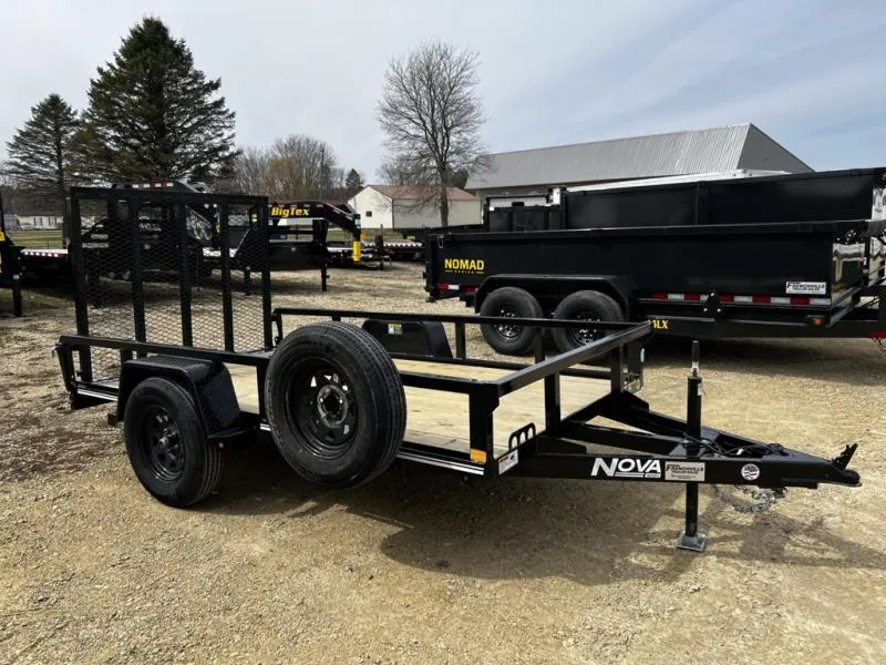 2026 Midsota 66 x 10 Nova Tube Top Utility Trailer