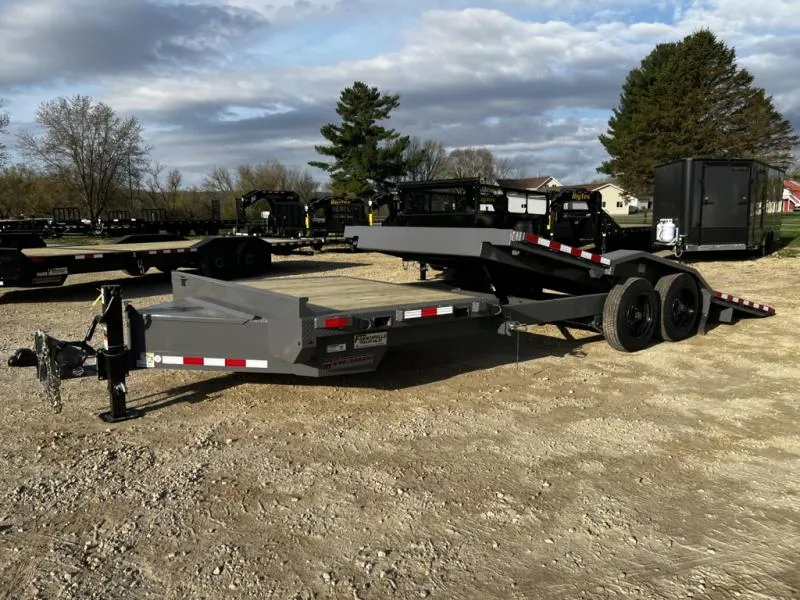 2026 Midsota TBWB24 24' Tilt Bed Wide Body Equipment Trailer - 17.6K
