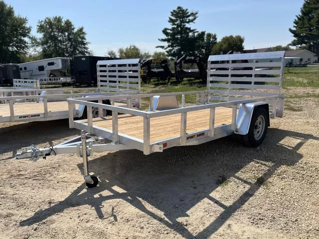 2026 Sport Haven 6 x 12 Aluminum Utility Trailer