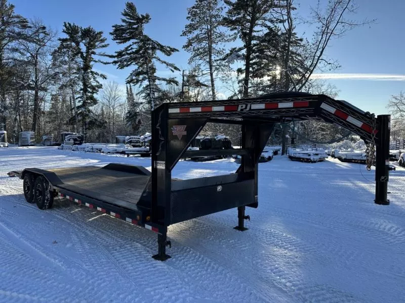 2018 PJ Trailers 8.5 x 24 Gooseneck Equipment Trailer