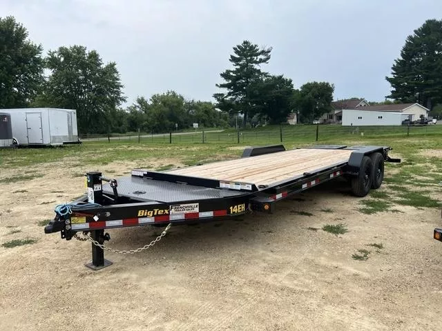 2026 Big Tex Trailers 14EH 22' Heavy Duty Tandem Axle Equipment Trailer
