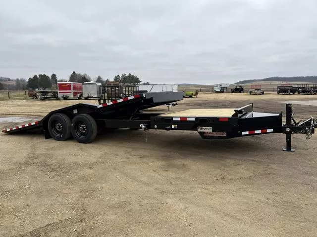 2026 Midsota TBWB24 24' Tilt Bed Wide Body Equipment Trailer