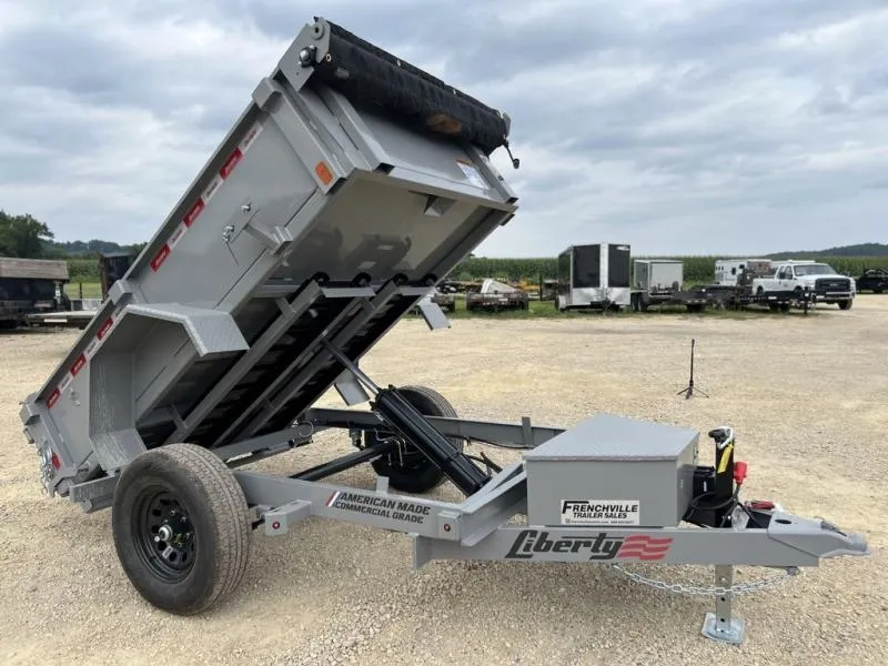 2026 Liberty Trailers LD5K 5 x 8 Single Axle Dump Trailer