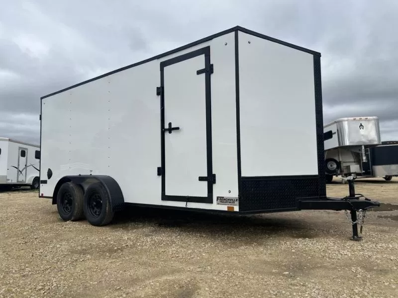2026 Discovery 7 x 16 Rover ET Enclosed Trailer with Double Rear Doors