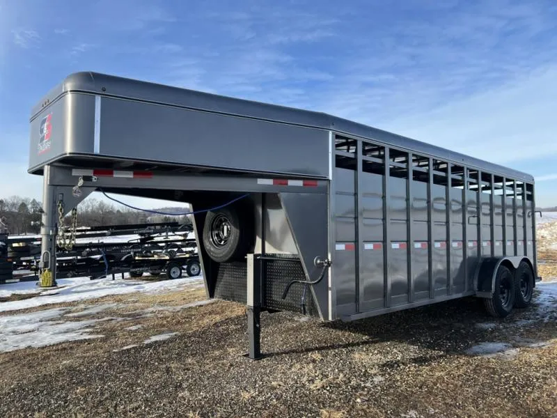 new Stock / Stock Combo Trailers S&S Manufacturing  for sale, in Tomahawk, WI Thumbnail 2