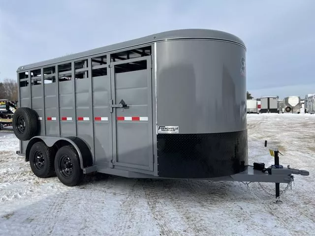 2026 S&S Manufacturing 12K 6'8" x 16' Livestock Trailer