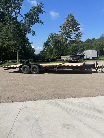 2025 Midsota TBWB24 24' Tilt Bed Wide Body Equipment Trailer 