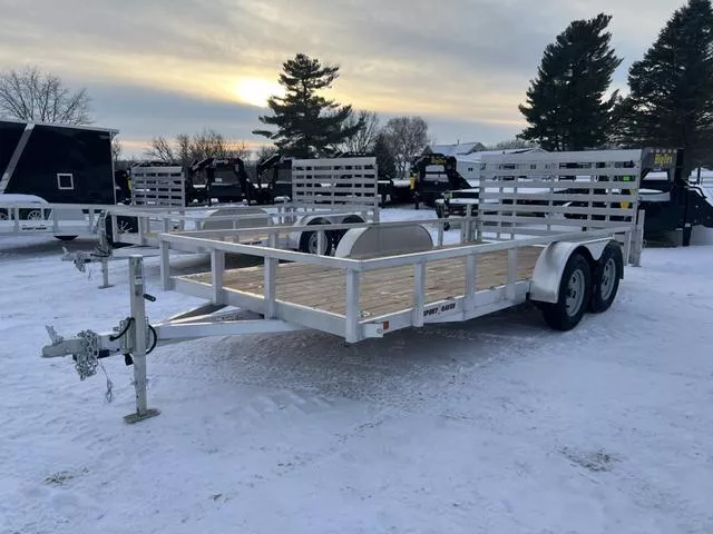 2026 Sport Haven 7 x 16 Aluminum Tandem HD Utility Trailer
