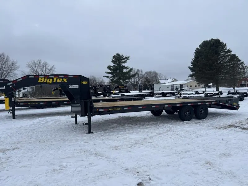 2026 Big Tex Trailers 14GN 25' Single Wheel Gooseneck Equipment Trailer
